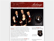 Tablet Screenshot of melange-salonmusik.de